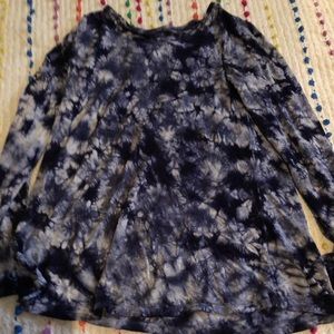 Justice tie-dye shirt